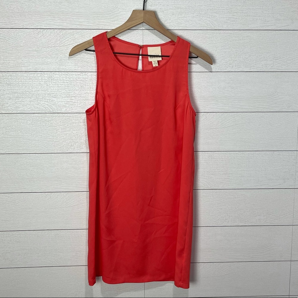 Nom De Plume Coral Sleeveless Dress Size Small